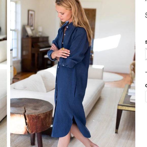 Emerson Fry Midi Shirtdress - Picture 7 of 9